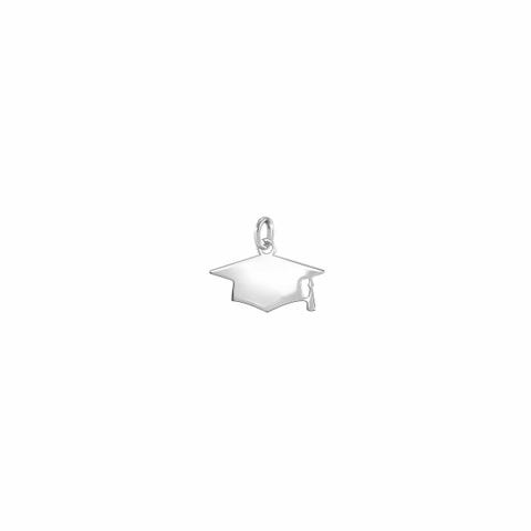 Made for You pendant, Graduation Cap Sterling silver pendant, personalise with engraving
