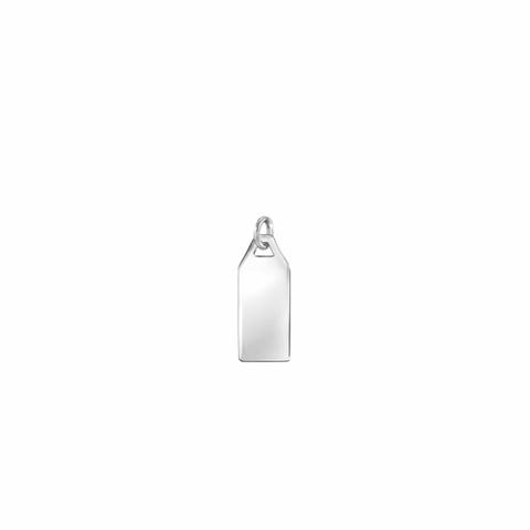 Pendente Made For You con Targhetta Pendente incidibile in Argento 925