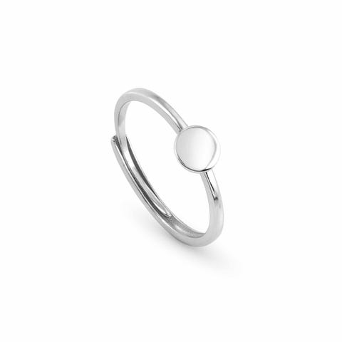 Made for You ring, Circle Sterling silver ring, can be engraved
