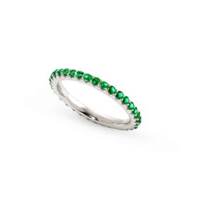 Ring Lovelight mit grünen Steinen Nomination 149700-1