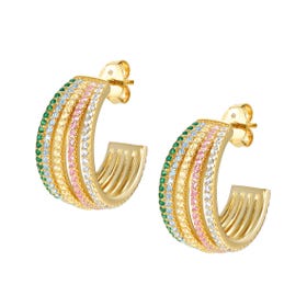 Orecchini Lovelight in argento e pietre Nomination 149708