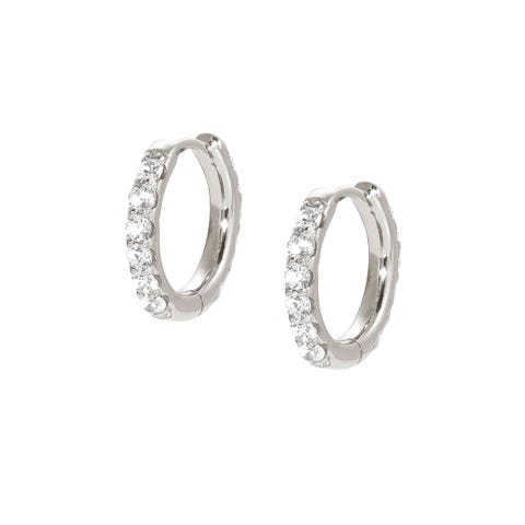 Lovelight earrings with gemstones Earrings in sterling silver with Cubic Zirconia