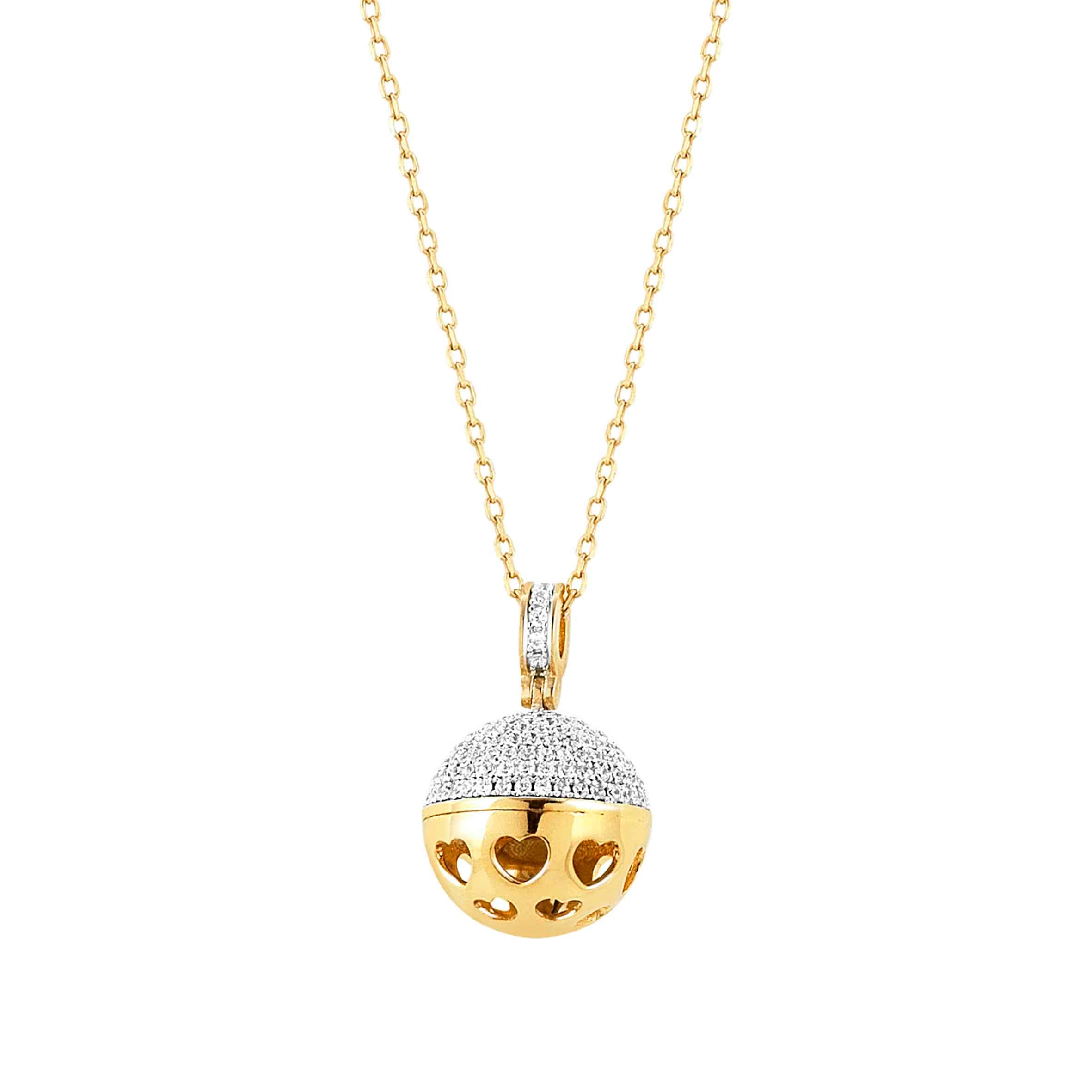 Nomination Collana New Born cuori oro giallo