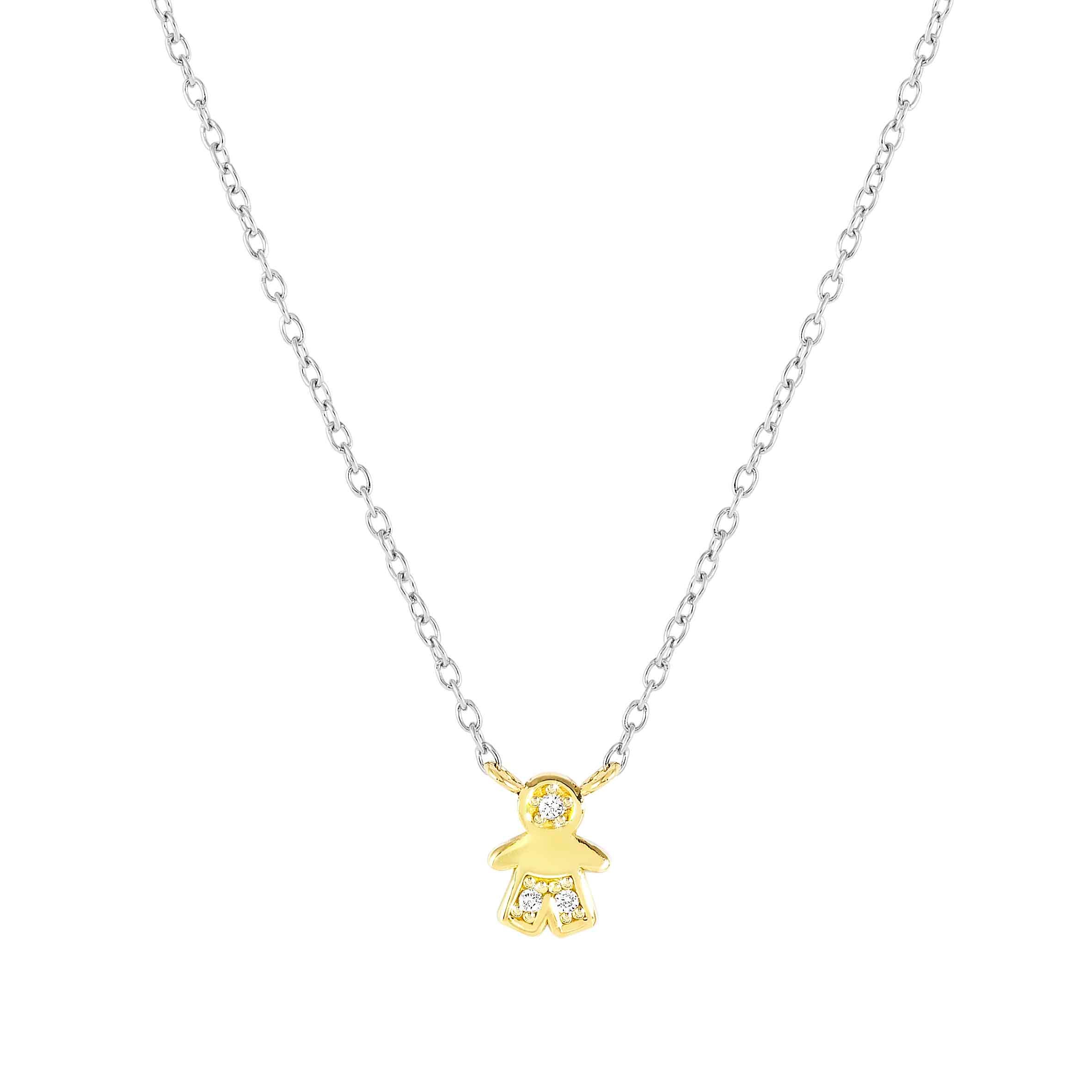 Nomination Collana MyTreasure Bambino in Oro e Diamanti