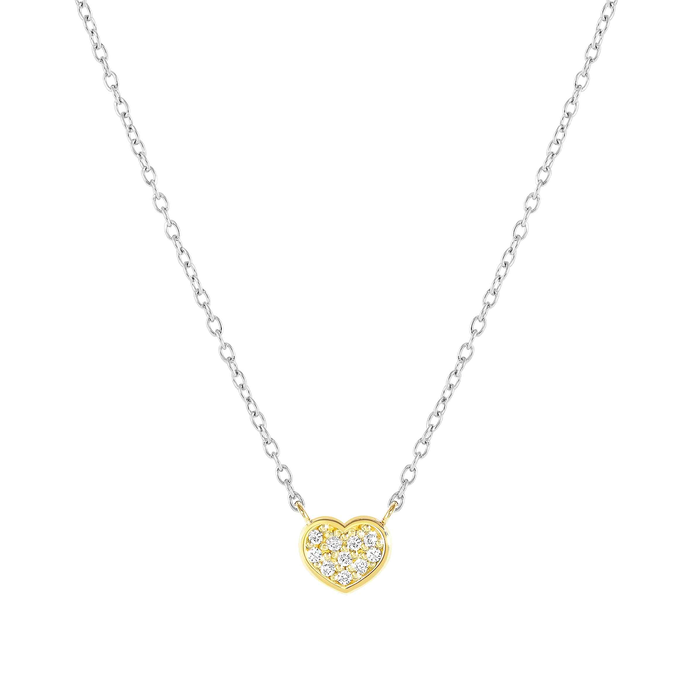 Nomination Collana MyTreasure Cuore in Oro e Diamanti