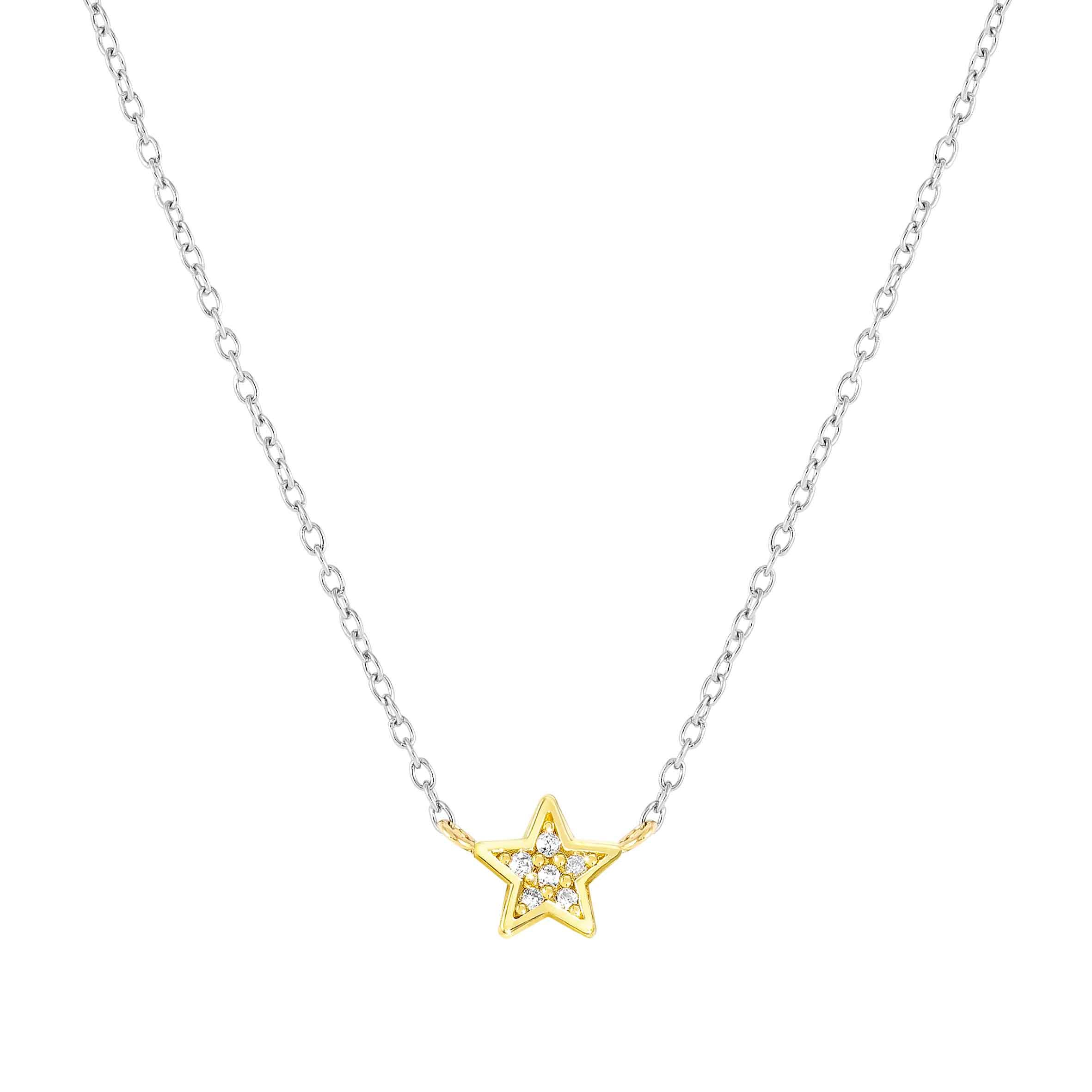 Nomination Collana MyTreasure Stella in Oro e Diamanti