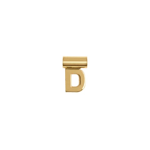 SeiMia Gold Pendant, Letter D SeiMia pendant in yellow gold