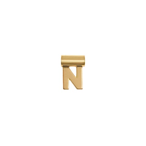 SeiMia Gold Pendant, Letter N SeiMia pendant in yellow gold