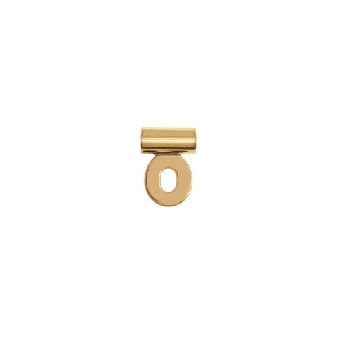 SeiMia Gold Pendant, Letter O SeiMia pendant in yellow gold