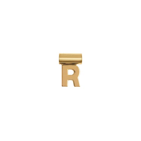 SeiMia Gold Pendant, Letter R SeiMia pendant in yellow gold