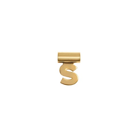 SeiMia Gold Pendant, Letter S SeiMia pendant in yellow gold