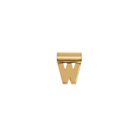 SeiMia Gold Pendant, Letter W SeiMia pendant in yellow gold