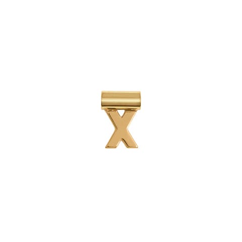 SeiMia Gold Pendant, Letter X SeiMia pendant in yellow gold