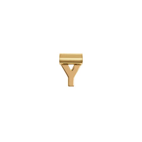 SeiMia Gold Pendant, Letter Y SeiMia pendant in yellow gold