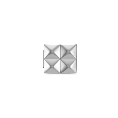 Link Composable GLAM Brillant 4 Pyramides Link en acier inoxydable Symboles En Relief