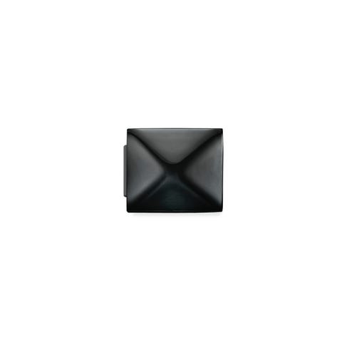 Link Noir Composable GLAM Pyramide Link en acier inoxydable noir Symboles En Relief
