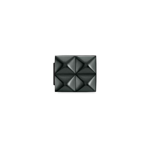 Link Composable GLAM 4 Piramidi Nere Link in Acciaio con finitura in pvd