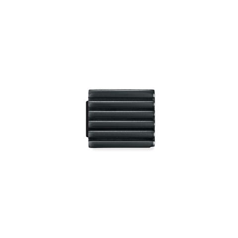 Link Noir Composable GLAM Bandes Link en acier inoxydable noir À Motif