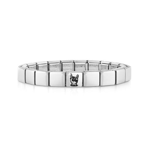 Bracciale Composable GLAM Mano Rock Bracciale Uomo in Acciaio