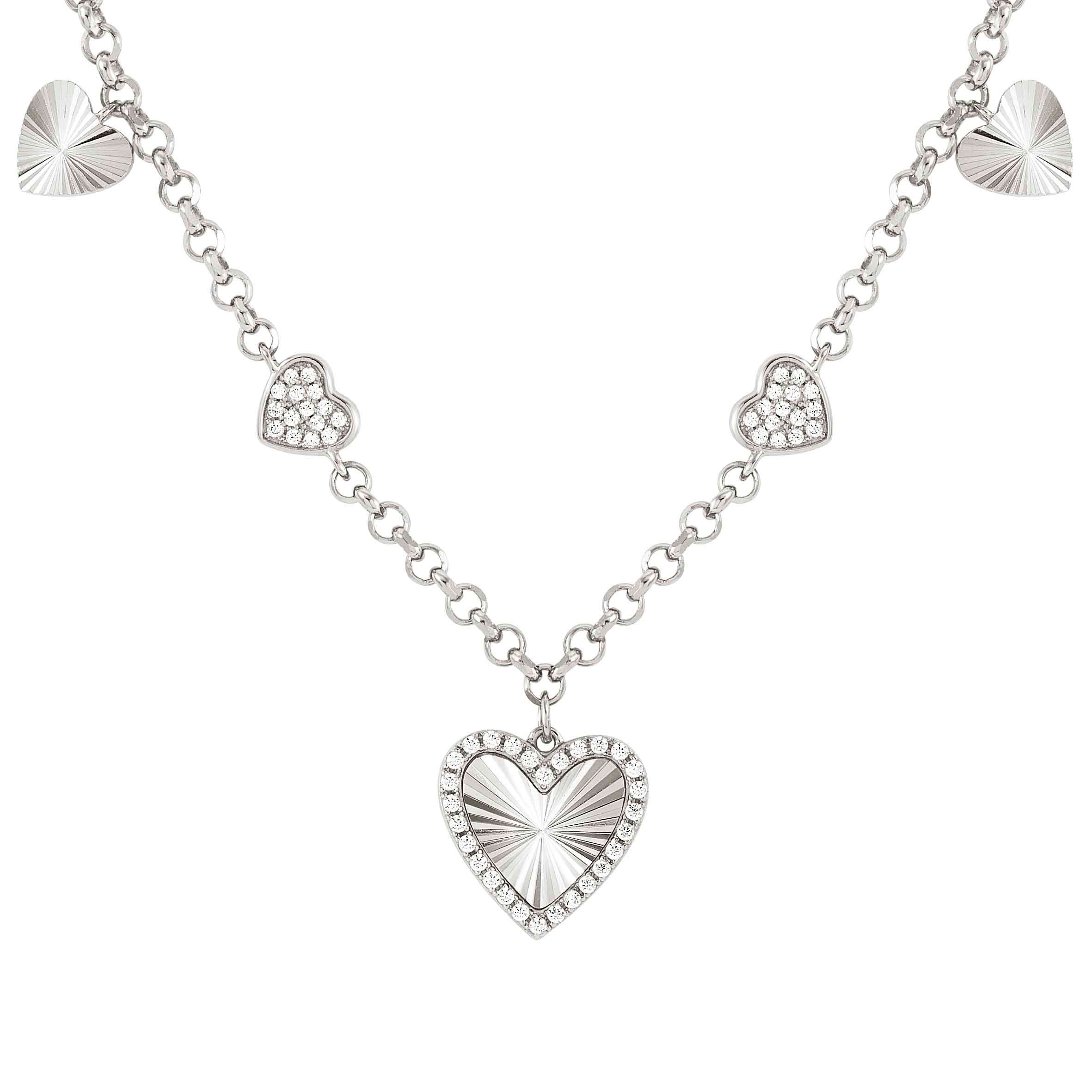 Nomination Collana TrueJoy con Cuori pendenti
