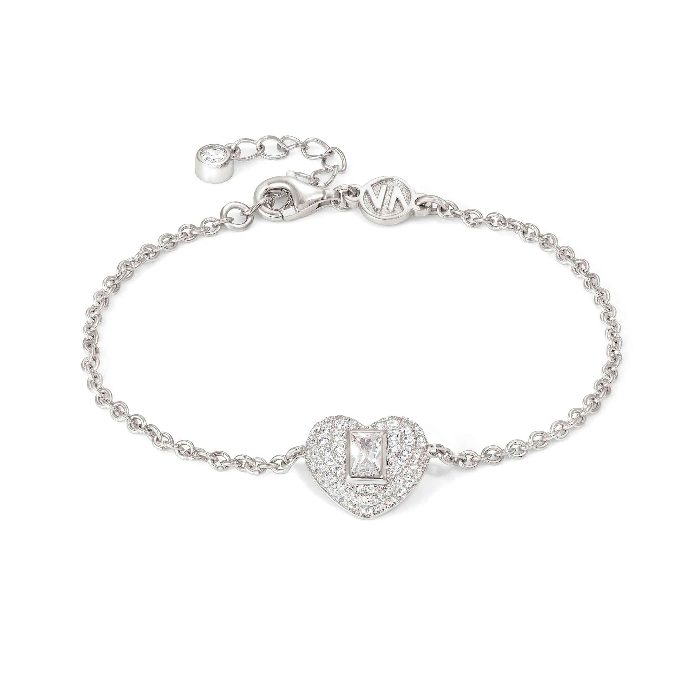 Nomination Bracciale Domina con Simbolo cuore e Zirconi