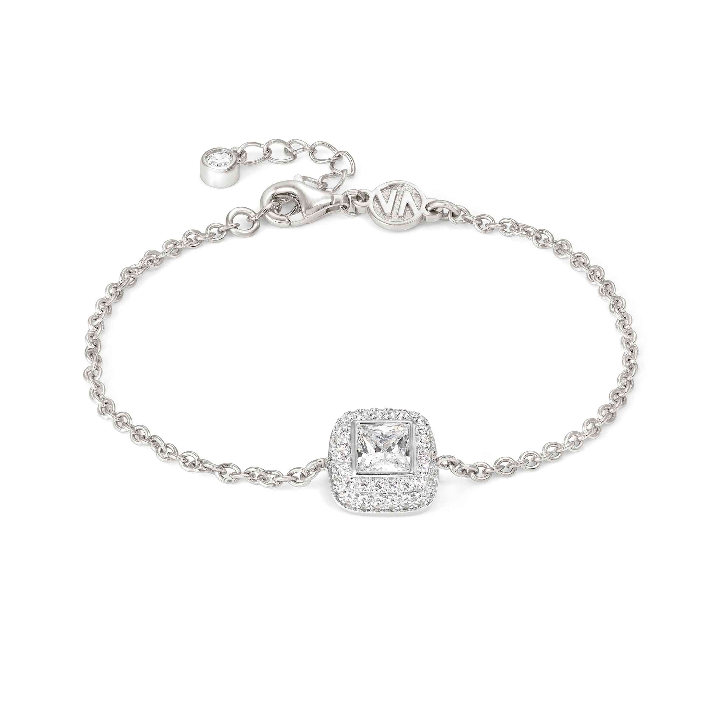 Nomination Bracciale Domina con Simbolo quadrato e Zirconi