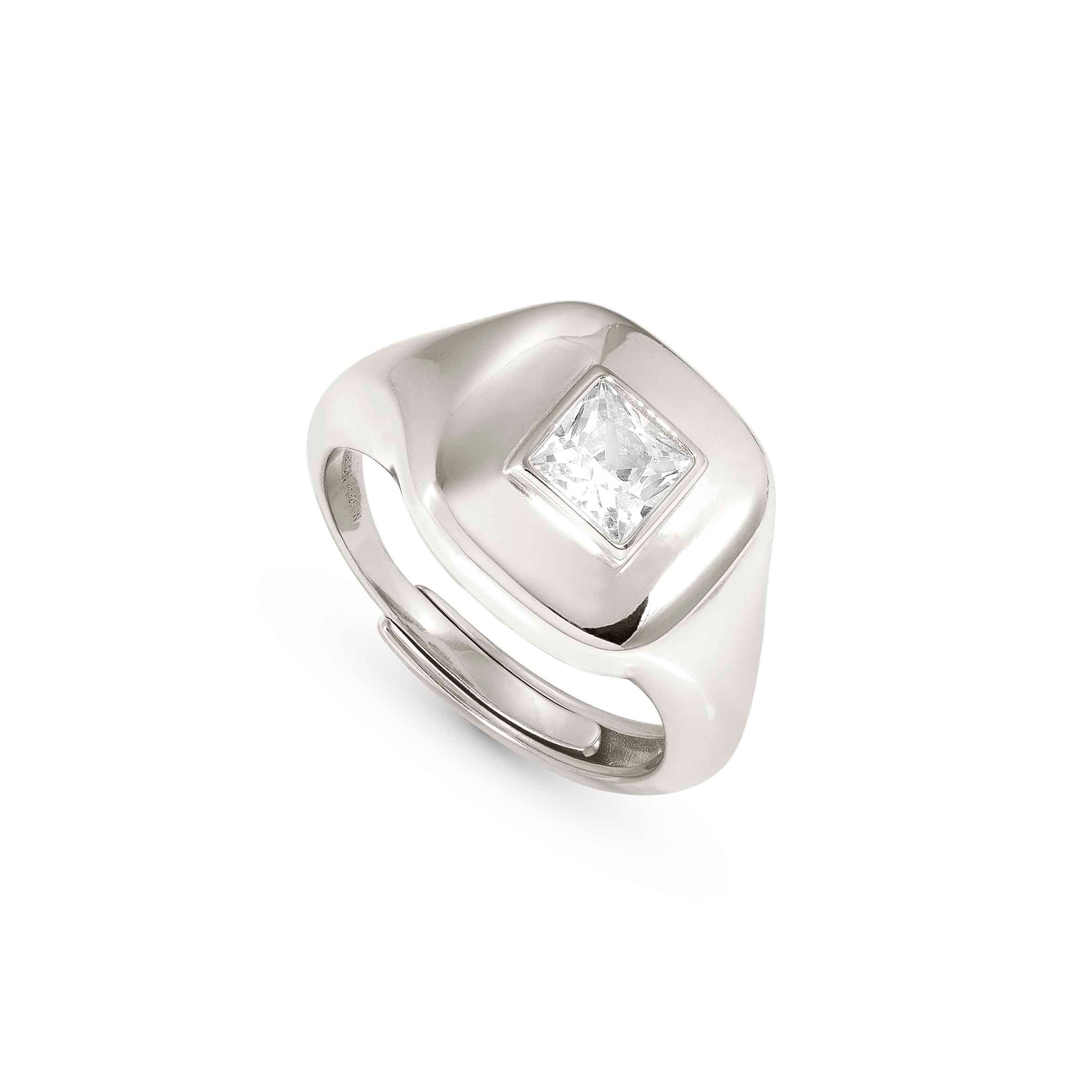 Nomination Anello Domina in Argento con Quadrato