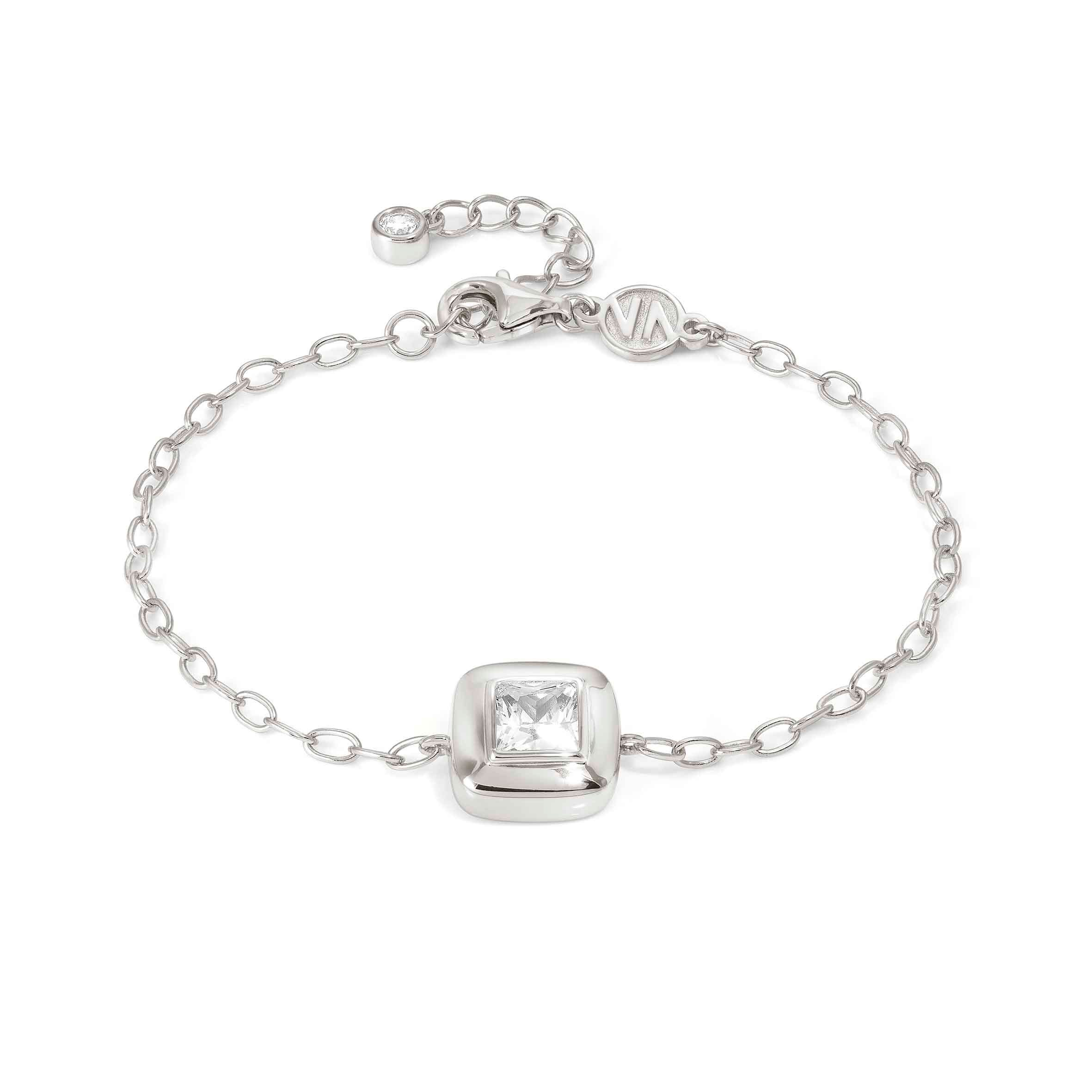 Nomination Bracciale Domina con simbolo quadrato