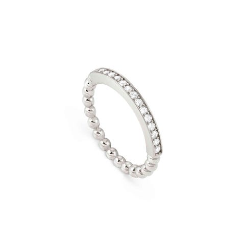 Lovecloud ring with Cubic Zirconia Sterling silver ring with white Cubic Zirconia