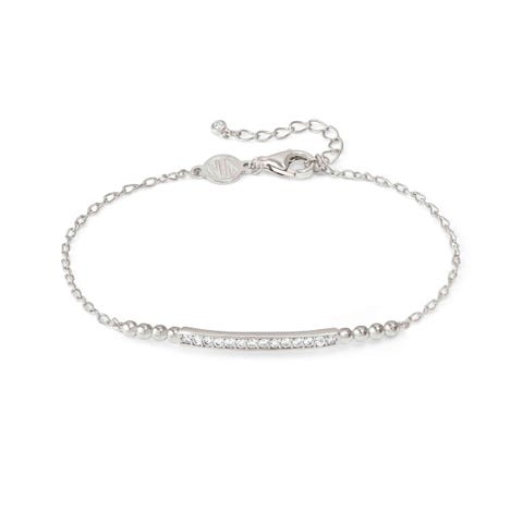 Lovecloud bracelet with stones Bracelet in sterling silver with Cubic Zirconia