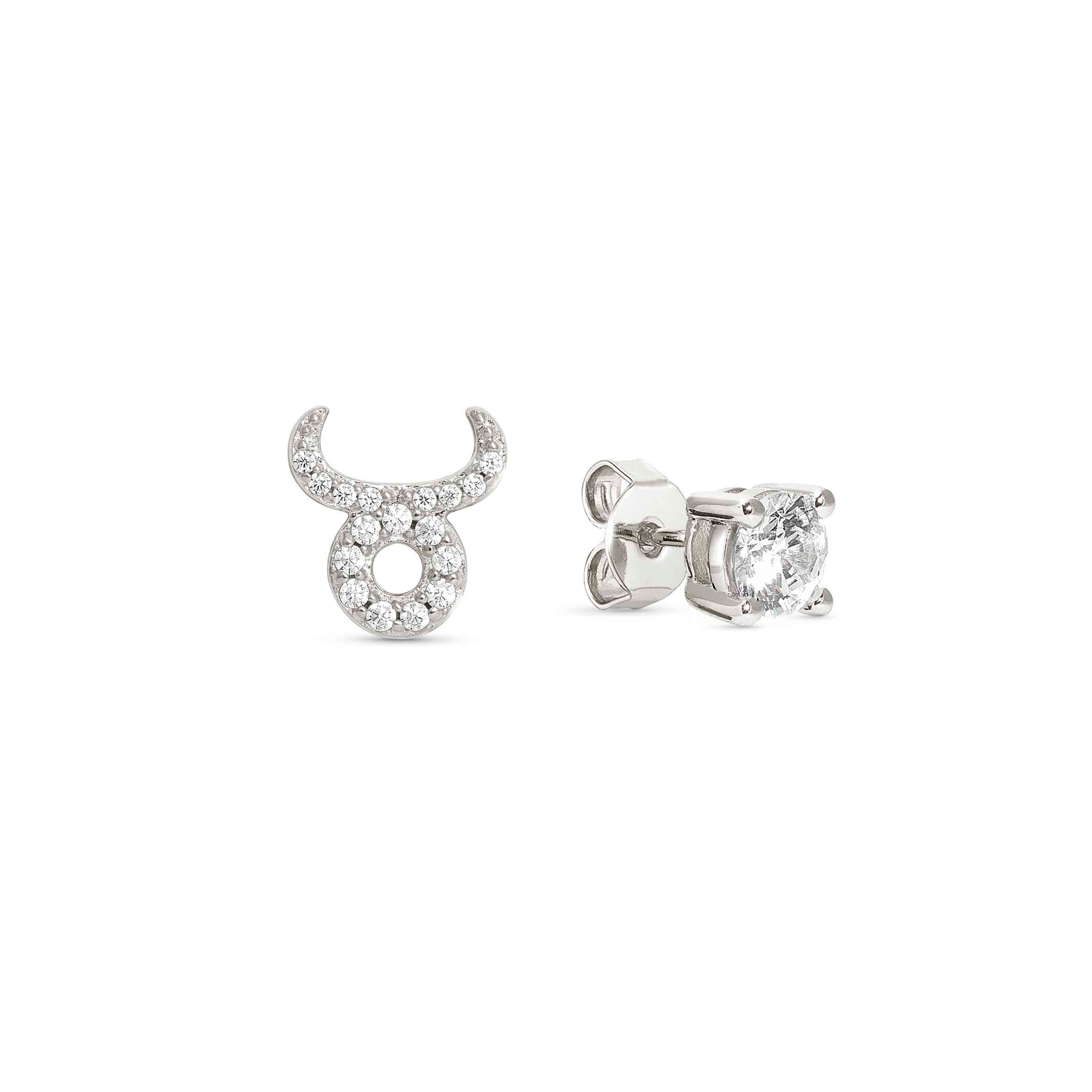 Nomination Orecchini MYZODIAC Toro in argento e zircone