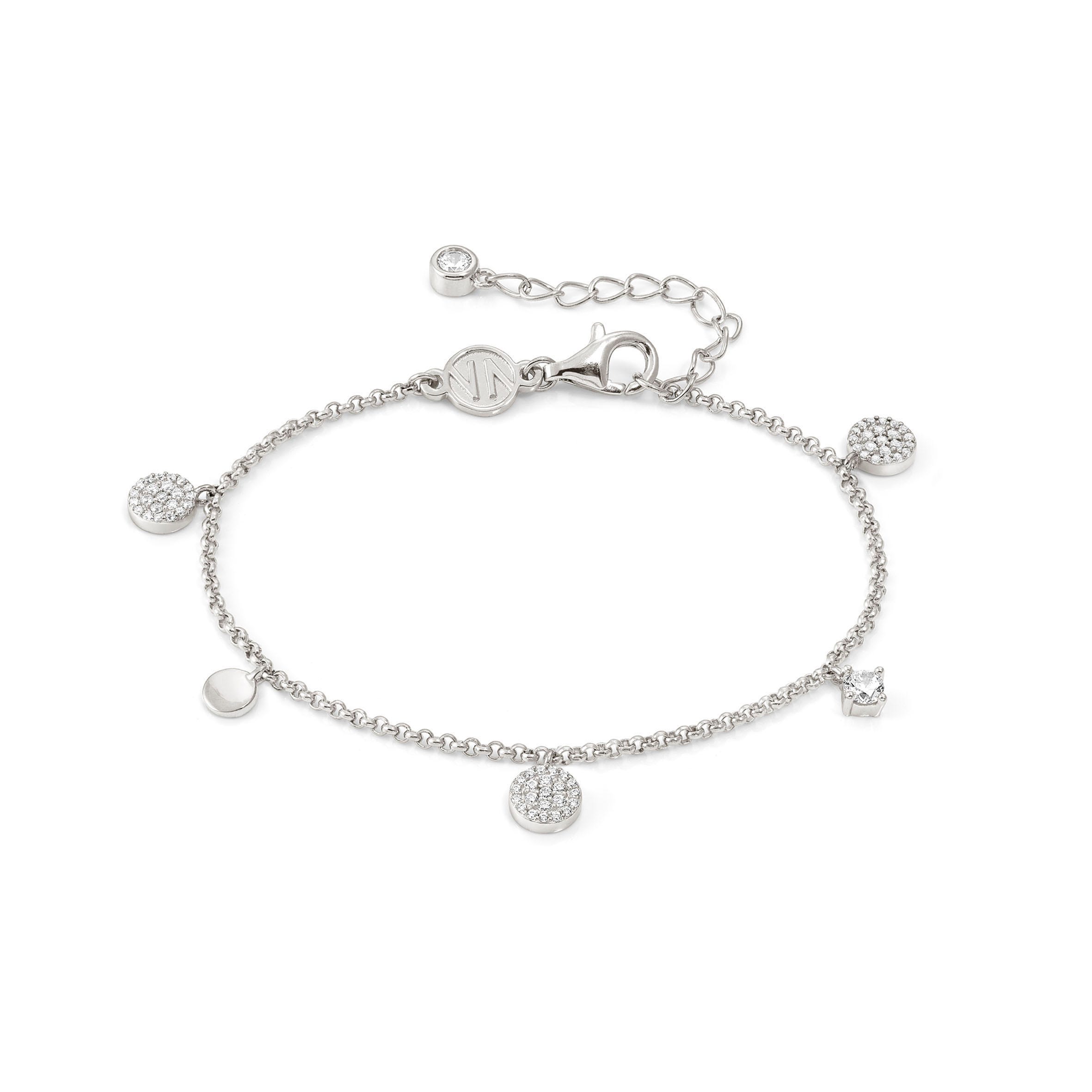 Nomination Bracciale Lucentissima Mix Pendenti Tondi e Cubic Zirconia