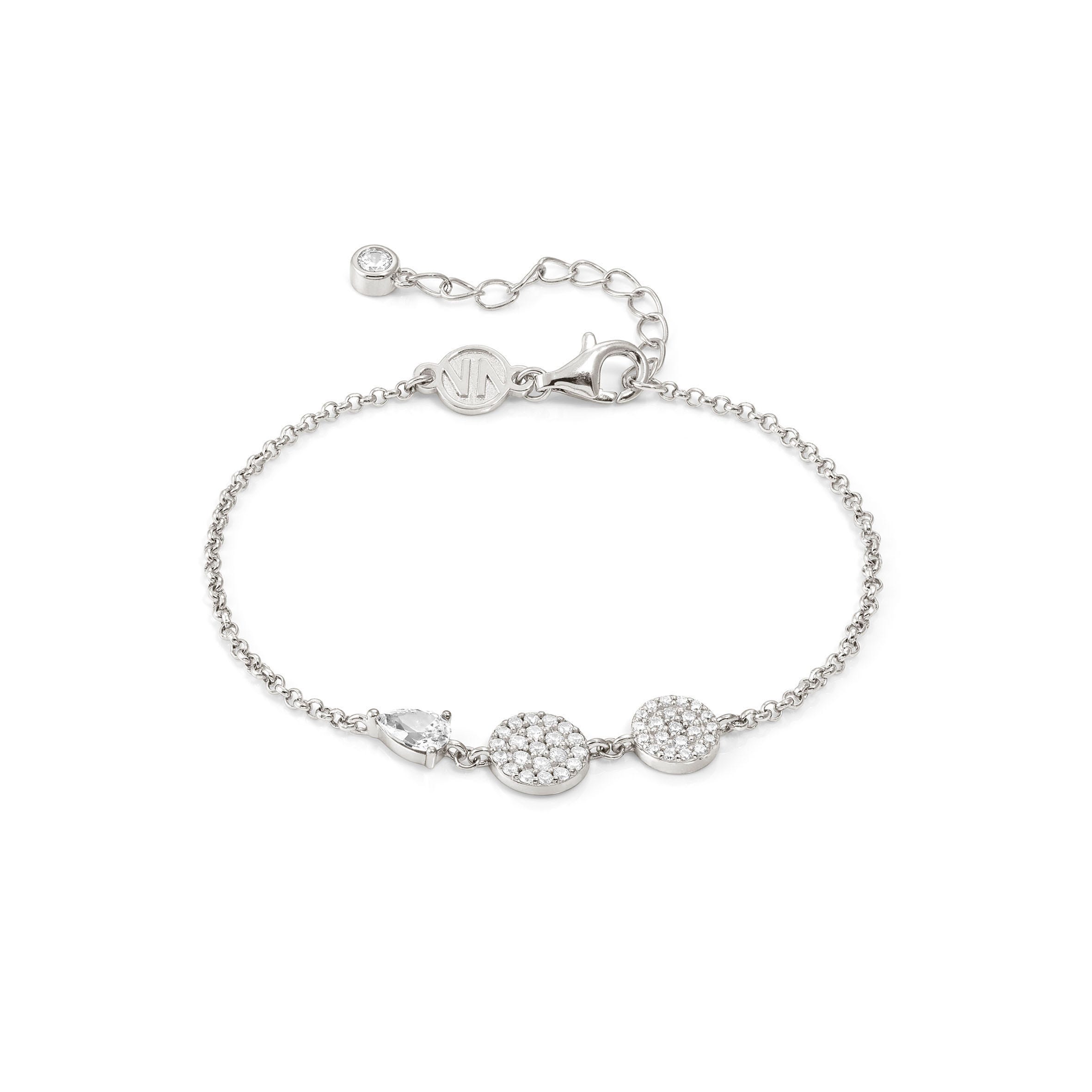 Nomination Bracciale Lucentissima Tondi e Cubic Zirconia a Goccia