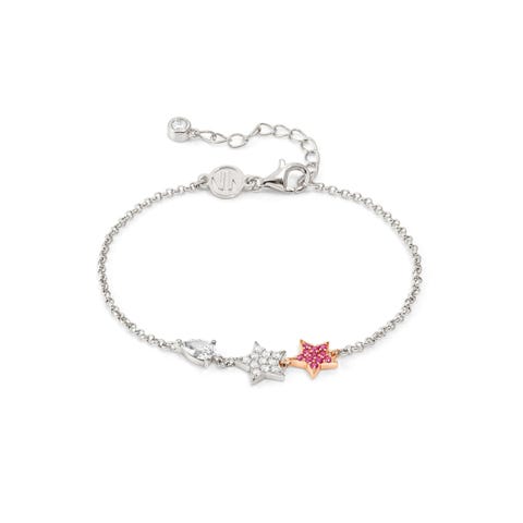 Armband Lucentissima Sterne und Cubic Zirkonia in Tropfenform Armband mit Zierelementen mit vielen Steinen