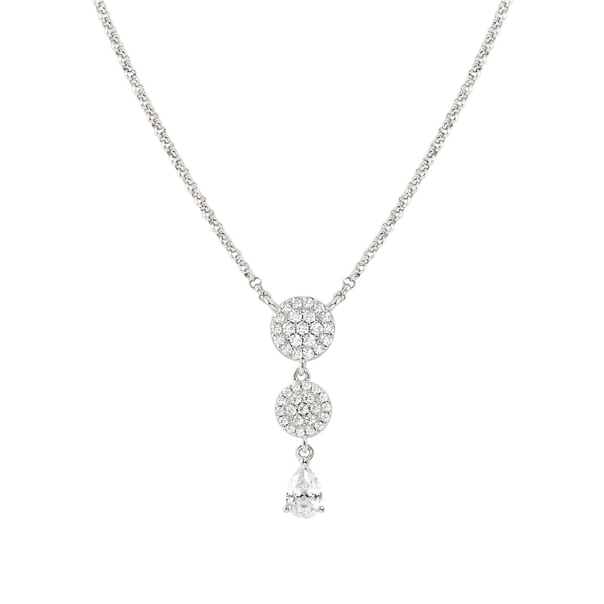 Nomination Collana Lucentissima Tondi e Cubic Zirconia a goccia