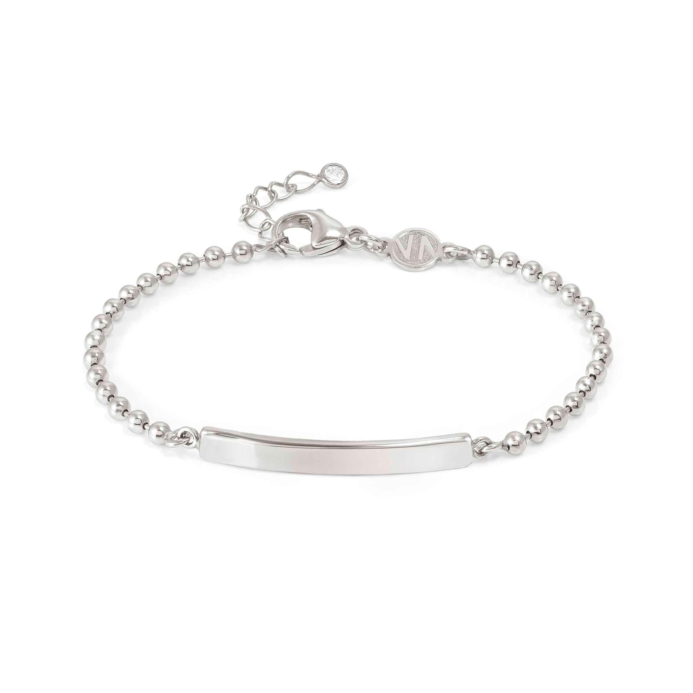 Nomination Bracciale Messaggi d'amore con Placca centrale incidibile