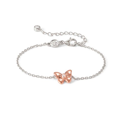 Sweet Madame bracelet, Butterfly symbol Sterling silver SweetMadame bracelet with central Butterfly symbol