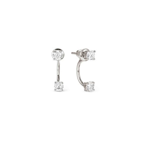 Fashion Era earrings 2 CZ, Large Body piercing style earrings, with treated finish and stones