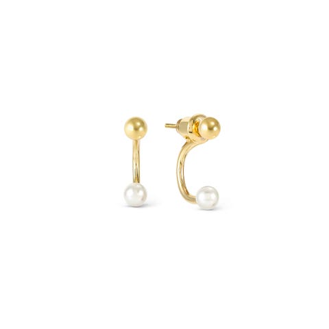 Pendientes Fashion Era con Perla blanca Pendientes en Plata 925