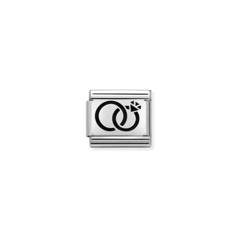 Link Composable Classic en Plata Alianzas Link en acero y Plata 925