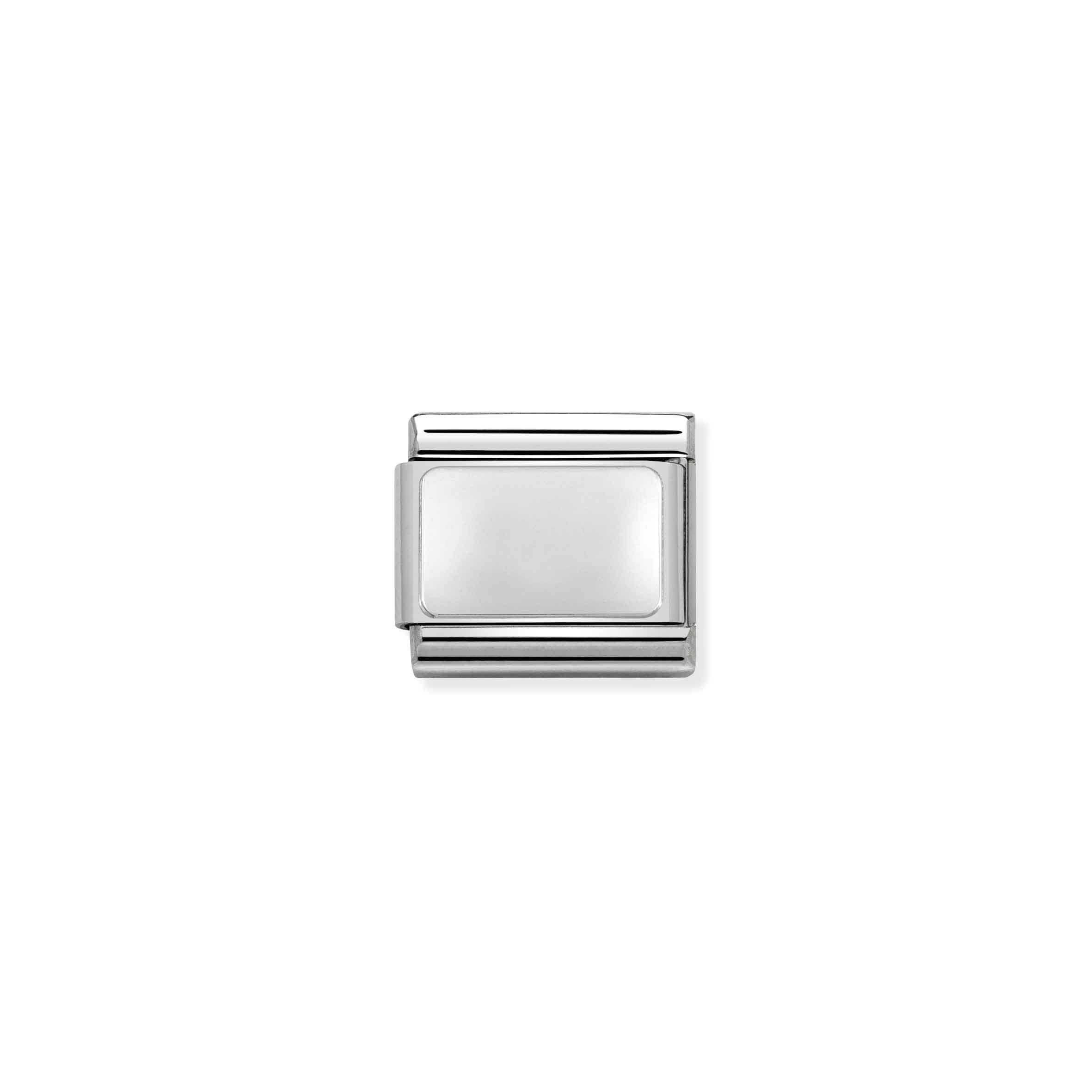 Nomination Link Composable Classic argento incisione