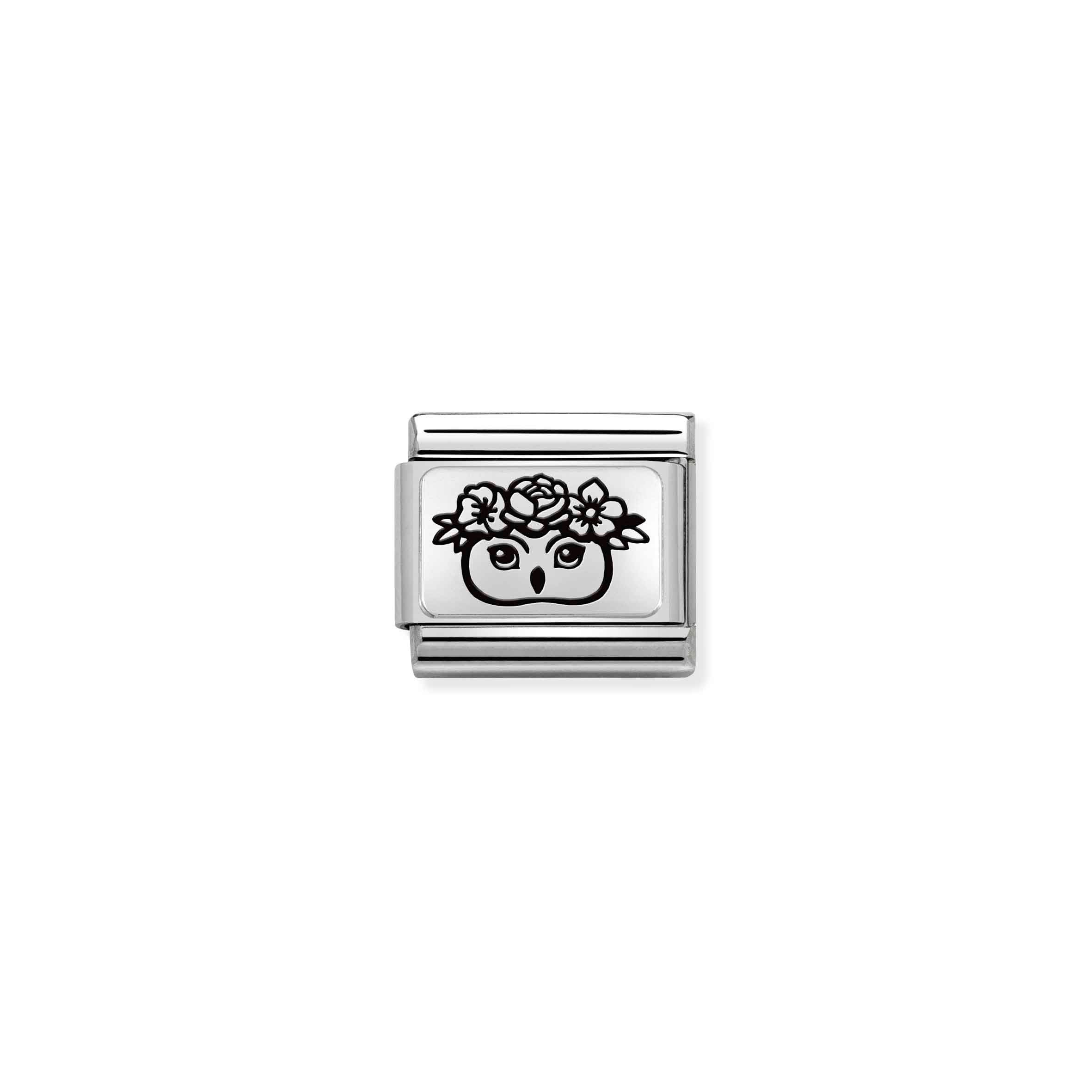 Composable Classic Link Owl with flowers Nomination