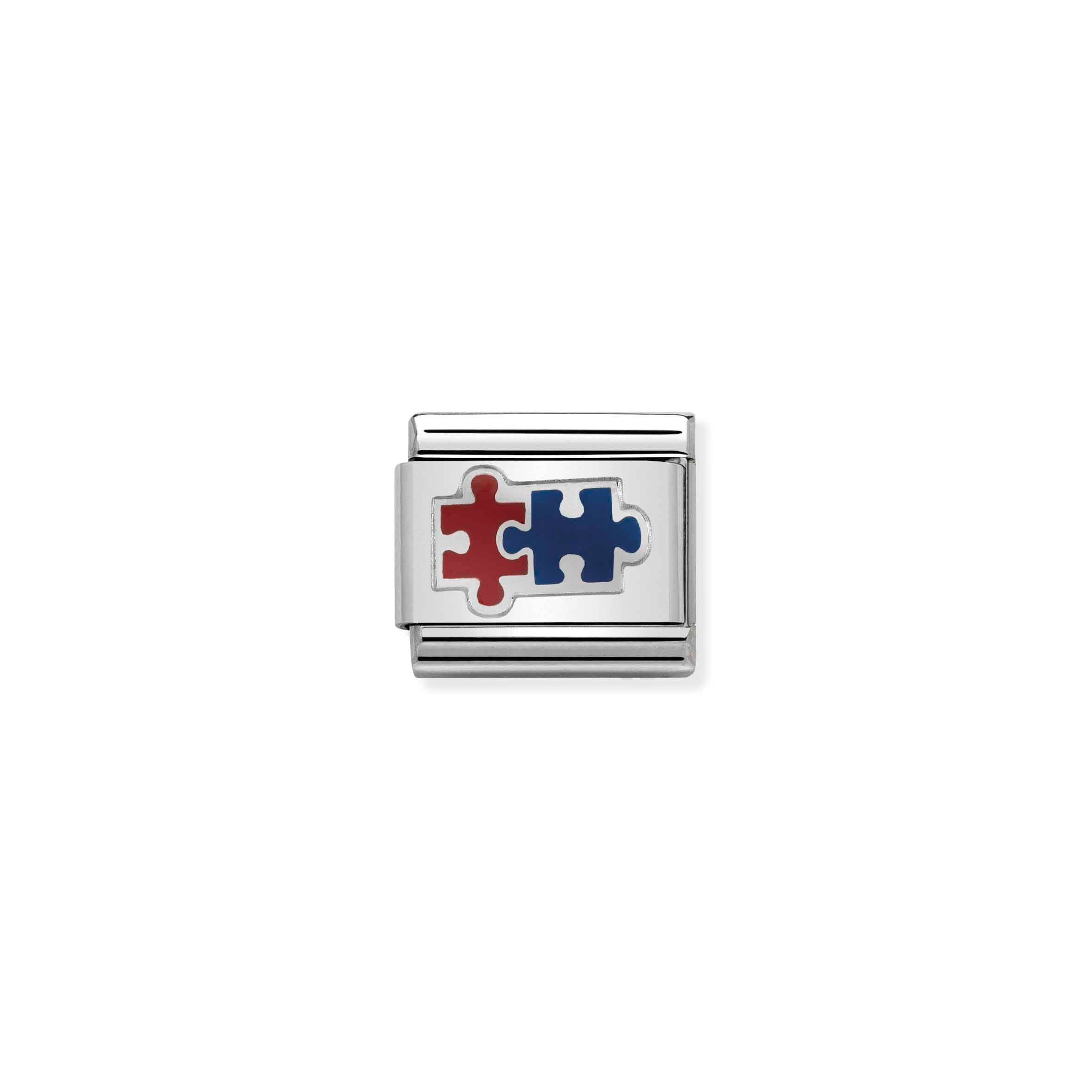 Composable Classic Link Puzzle Red Blue