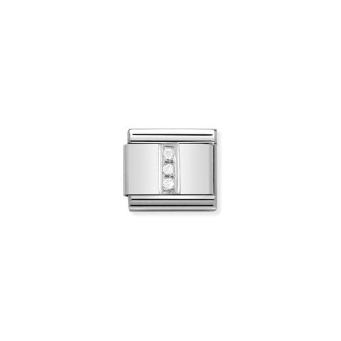 Link Composable Classic in Argento Lettera I Link in Argento 925 con Lettere Alfabeto
