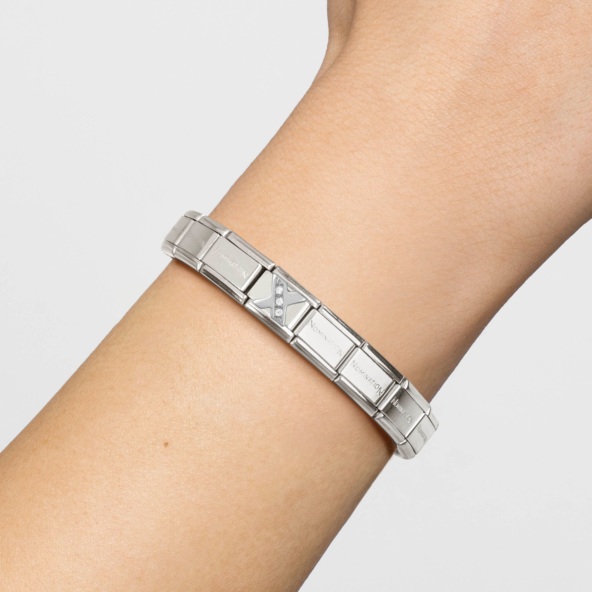 Mens nomination bracelet argento shop