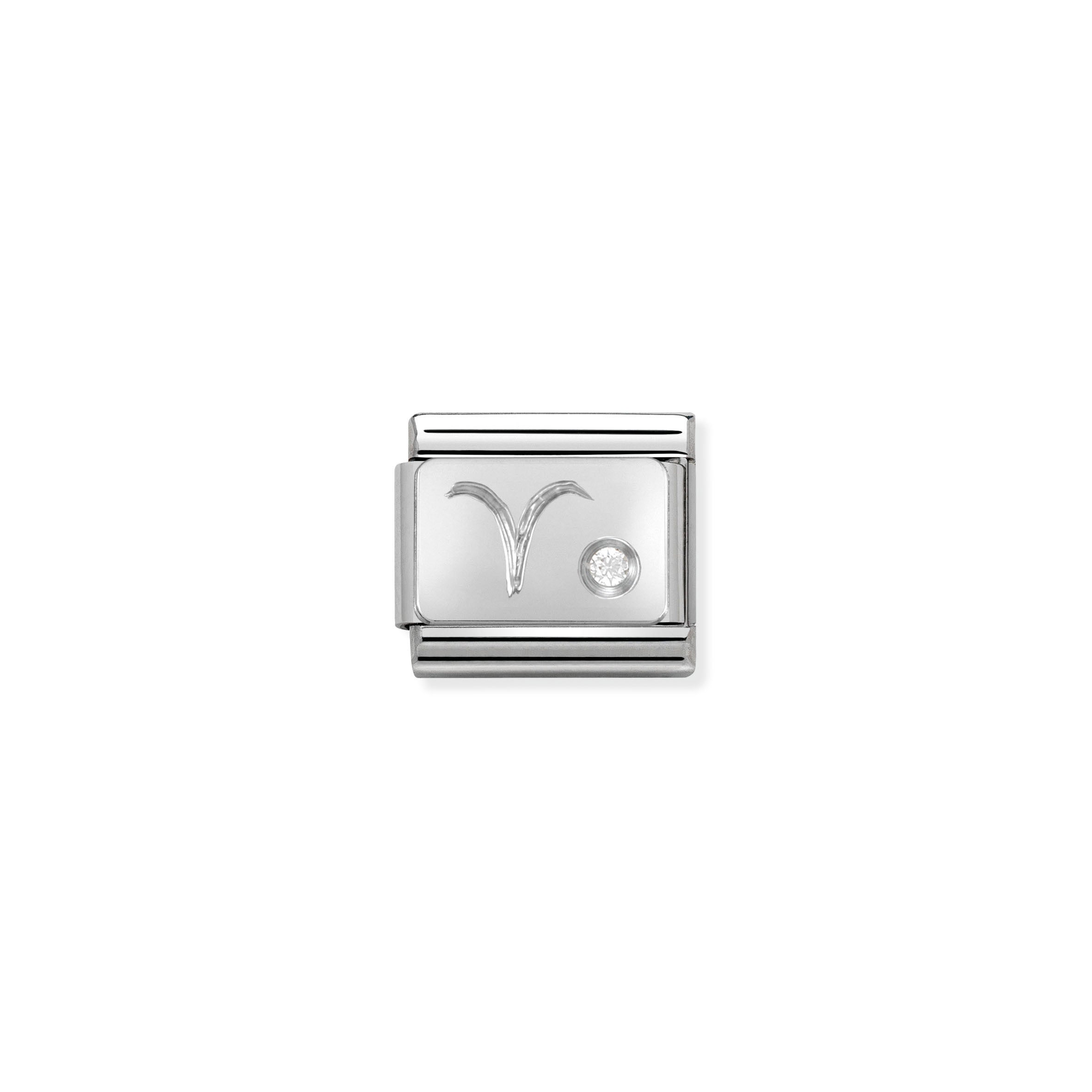April birthstone nomination charm on sale