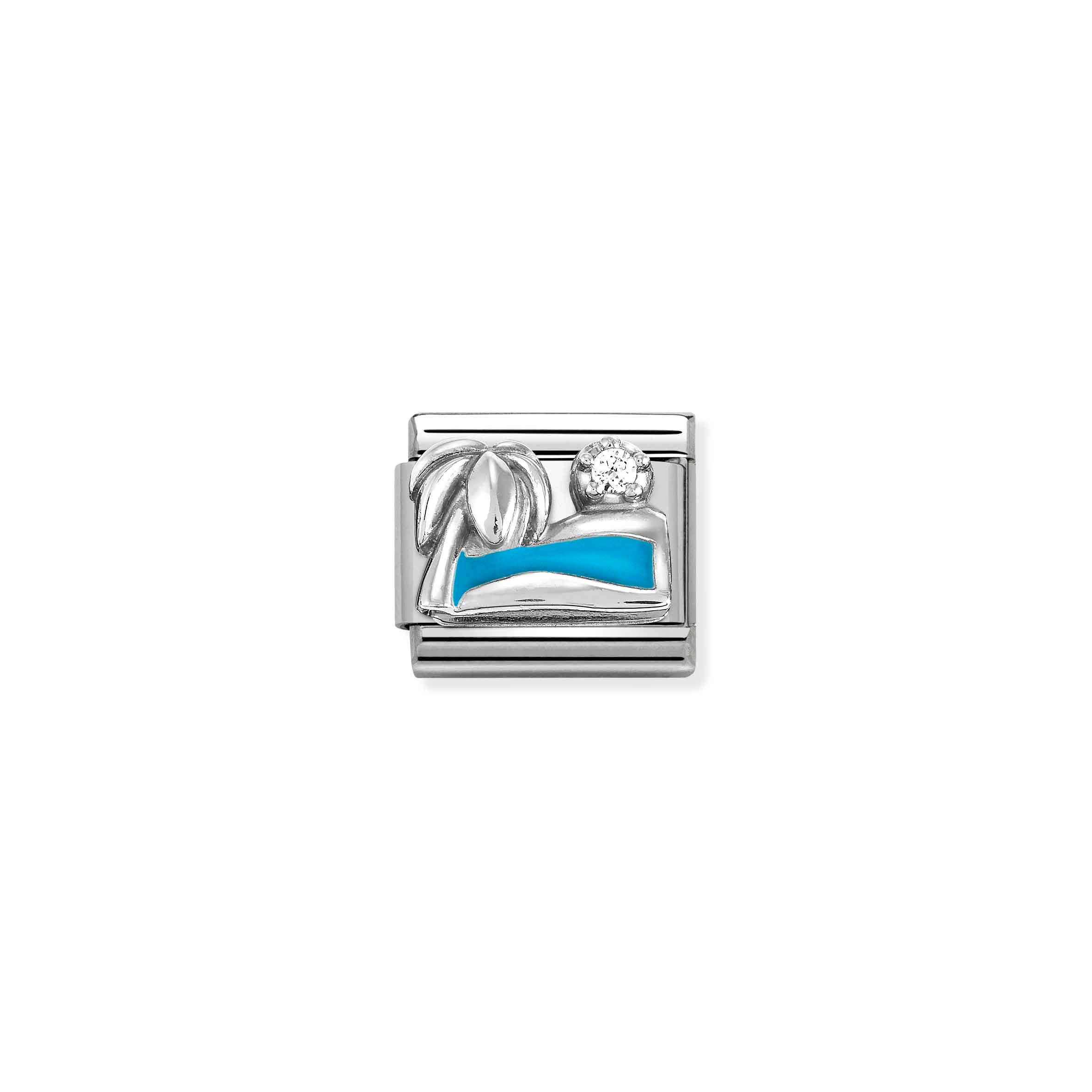Travel themed stainless steel bracelets charms Nomination