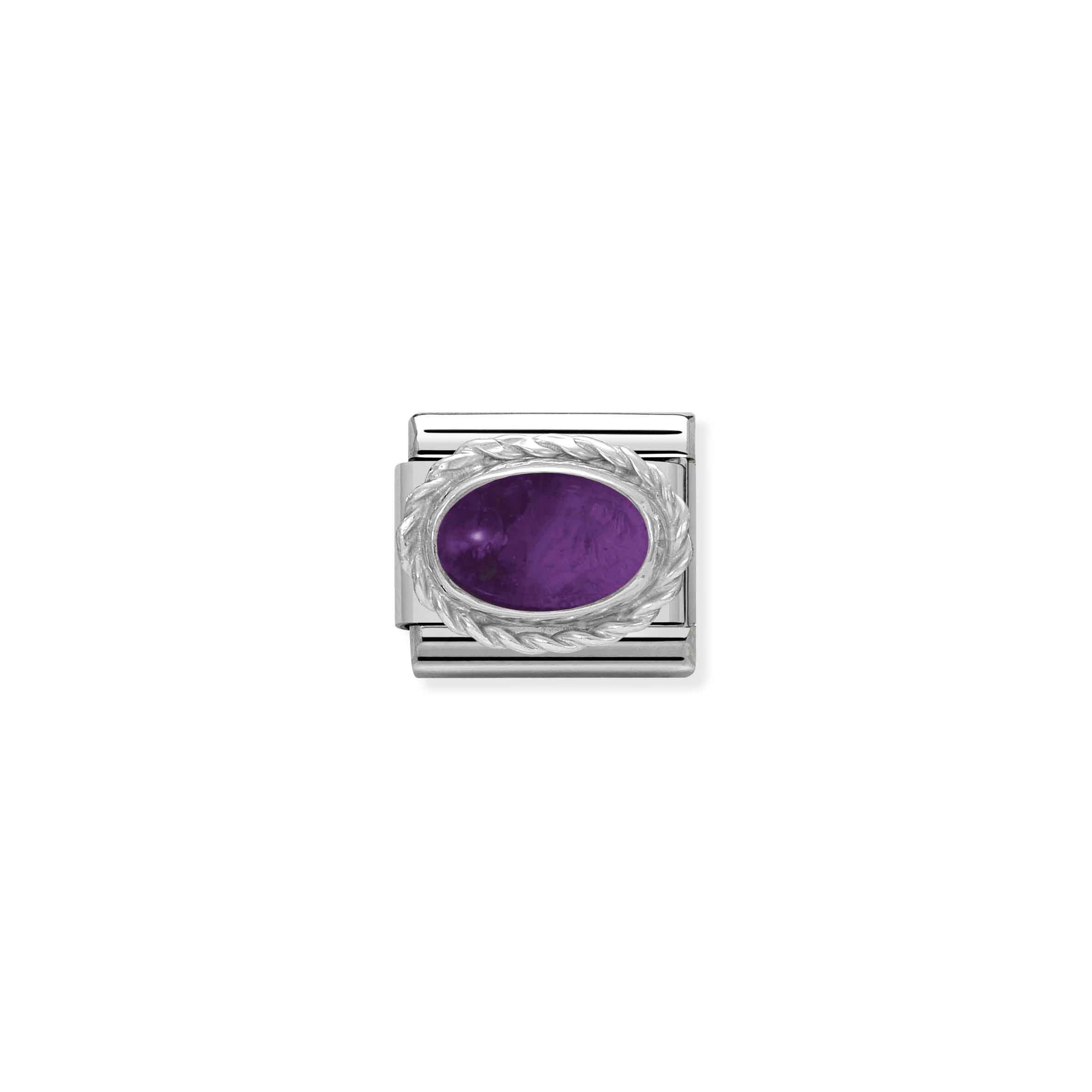 Nomination purple heart charm sale