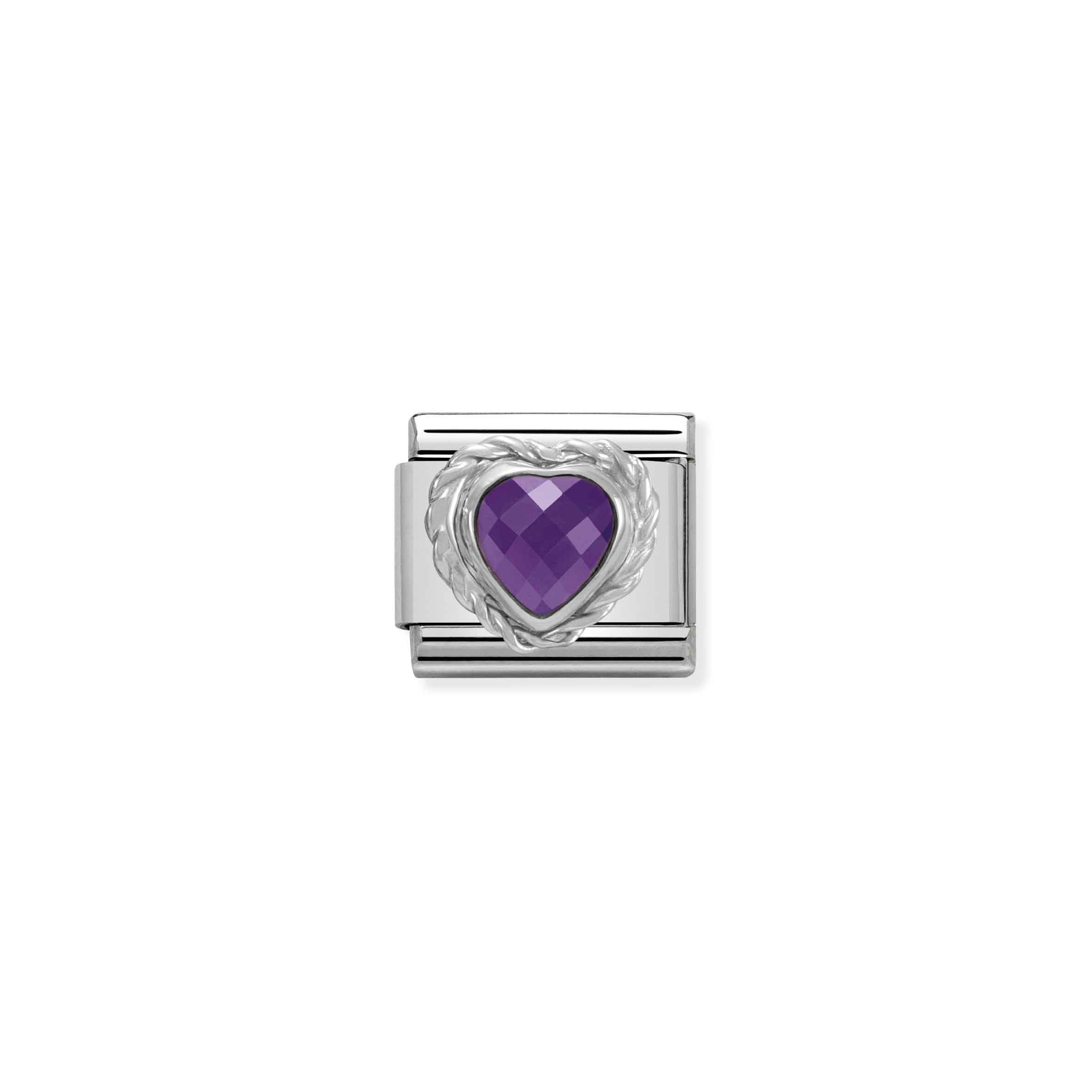 Purple nomination top charm