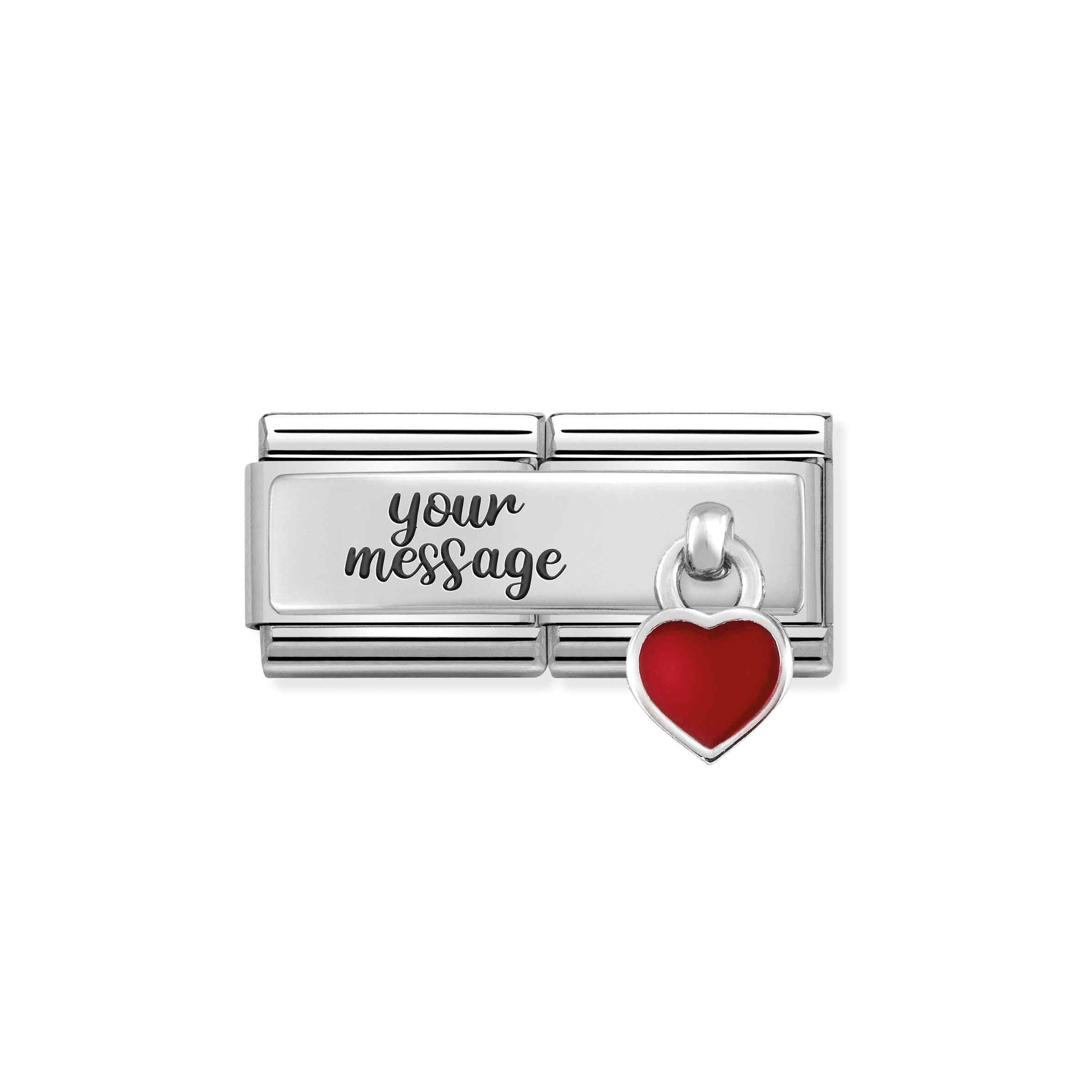Composable Classic Double Link Red Heart Nomination